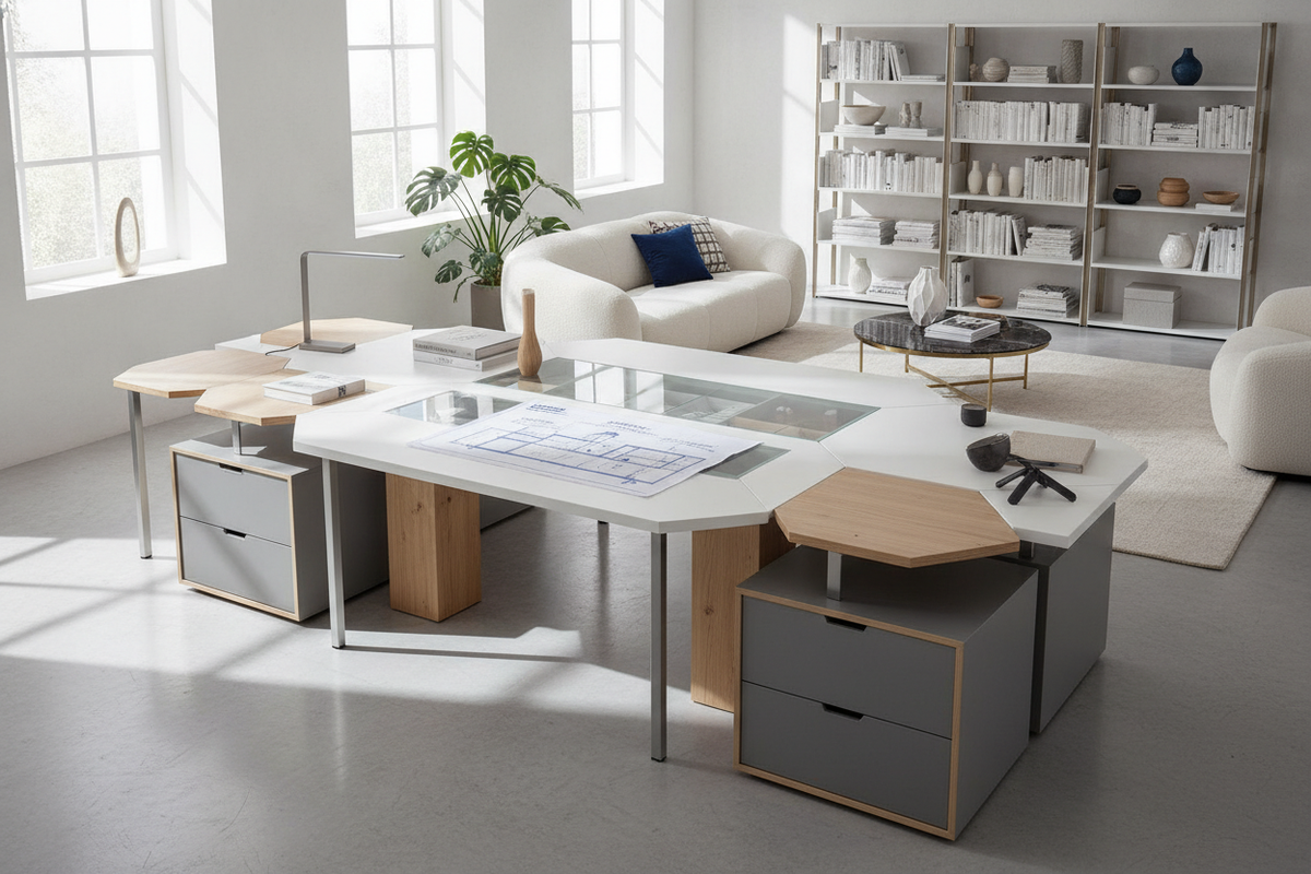 The Build Your Own IKEA Desk Architectural Blueprint: Modular Tabletop Sizing, Base Configurations, and Storage Planning