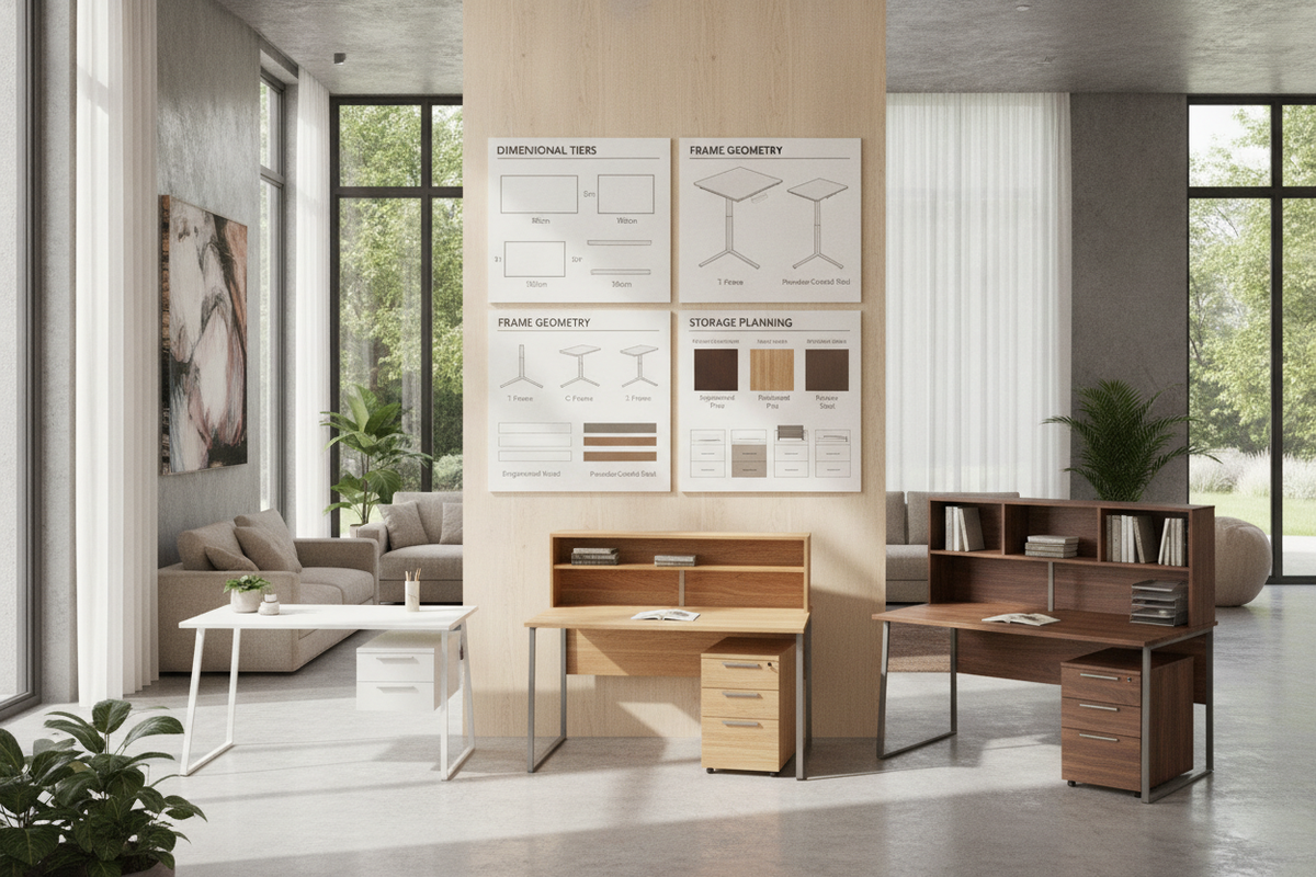 The Cheapest Office Desk Strategic Guide: Dimensional Tiers, Frame Geometry, Materials, and Storage Planning