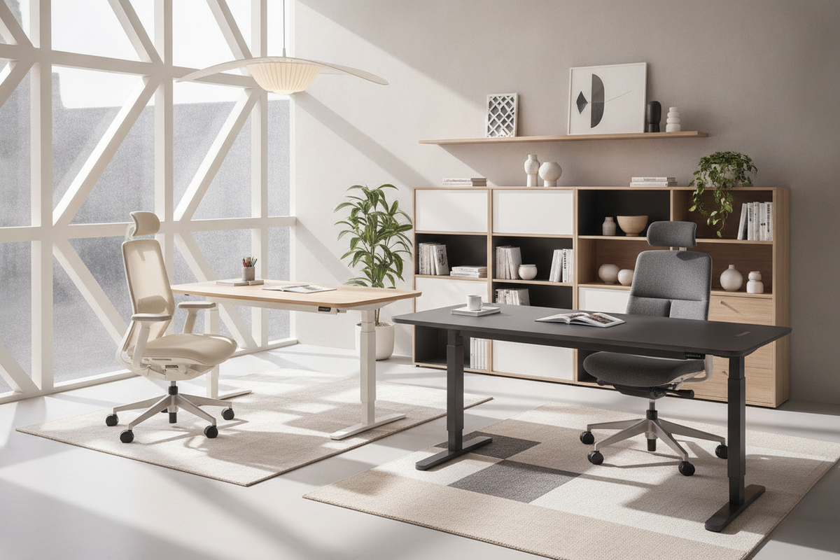 Ergonomic Desks and Chairs Blueprint: Coordinated Pairing Archetypes, Spatial Geometry, Kinetic Clearances, and Modular Office Storage
