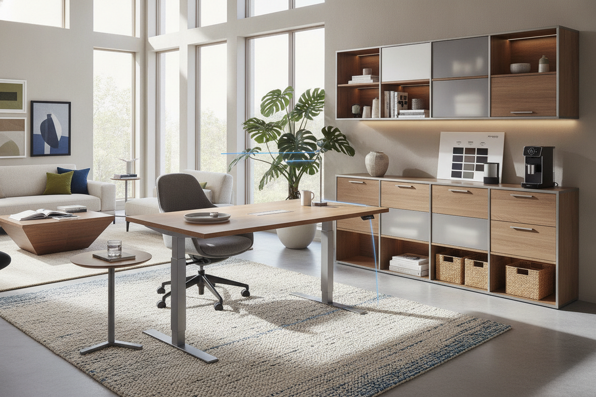 FlexiSpot Standing Desk Blueprint: Frame Architecture, Finish Palettes, Dynamic Clearances, and Office Storage Synergy