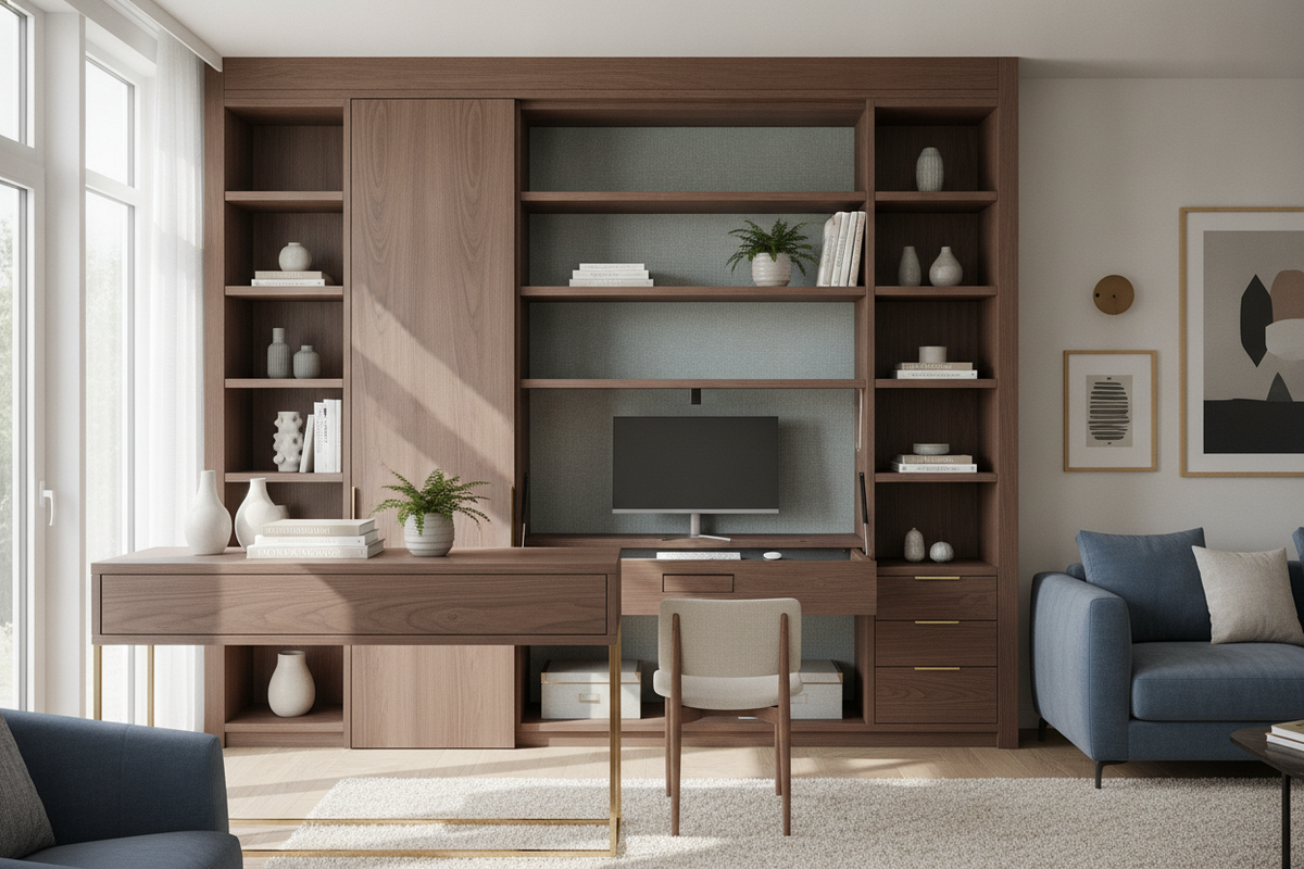 Homely Work Secret Desk Blueprint: Concealment Mechanics, Spatial Footprint Tiers, Domestic Camouflage, and Storage Architecture