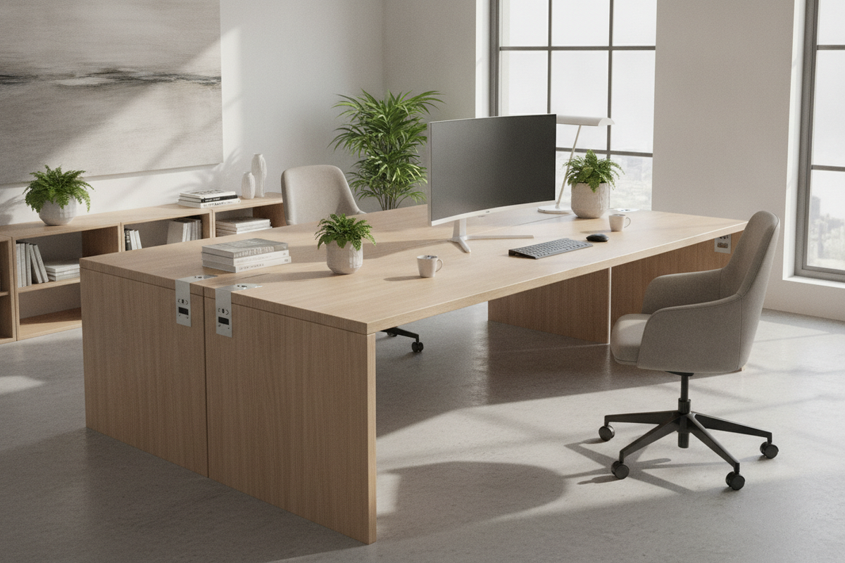 How to Connect Two Desks Together: Structural Joining Methods, Surface Leveling, and Ergonomic Layouts