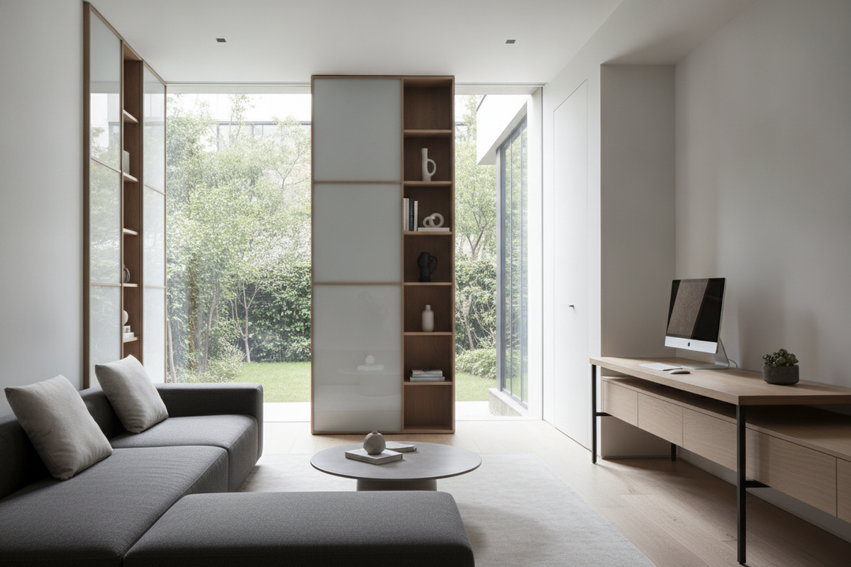 Narrow Desk Guide: Shallow Depth Dimensions, Room Flow, and Sleek Storage Architecture