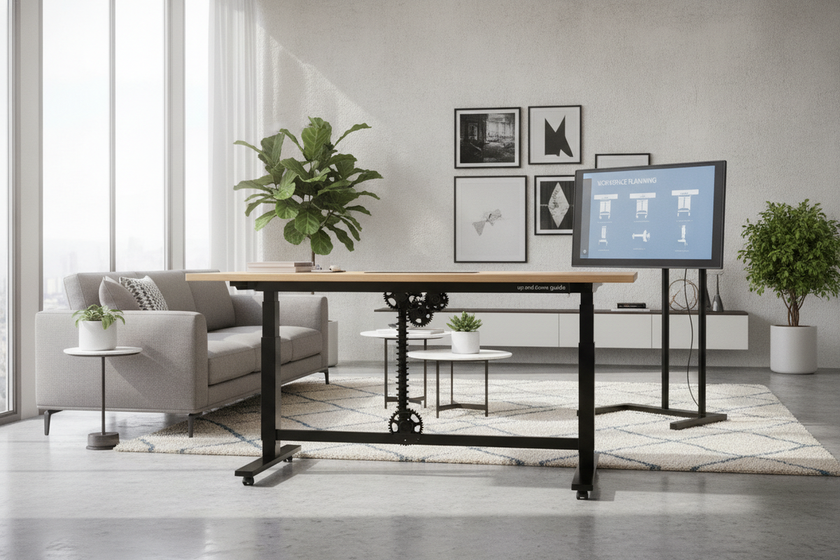 Movable Desk Up and Down Guide: Height Mechanics, Mobility, and Workspace Planning