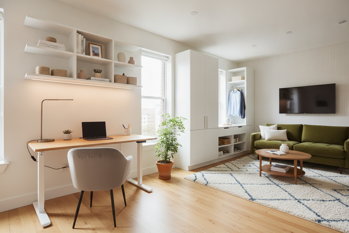 Maximizing Small Spaces with a 38 Standing Desk: Layout, Workflow Zones, and Modular Storage
