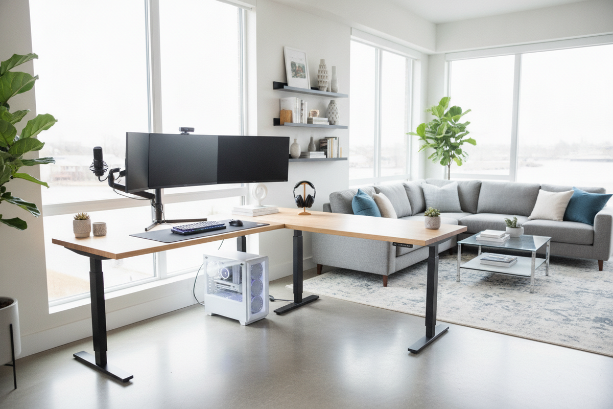 PC Desk L Shape Guide to Sizing and Setup