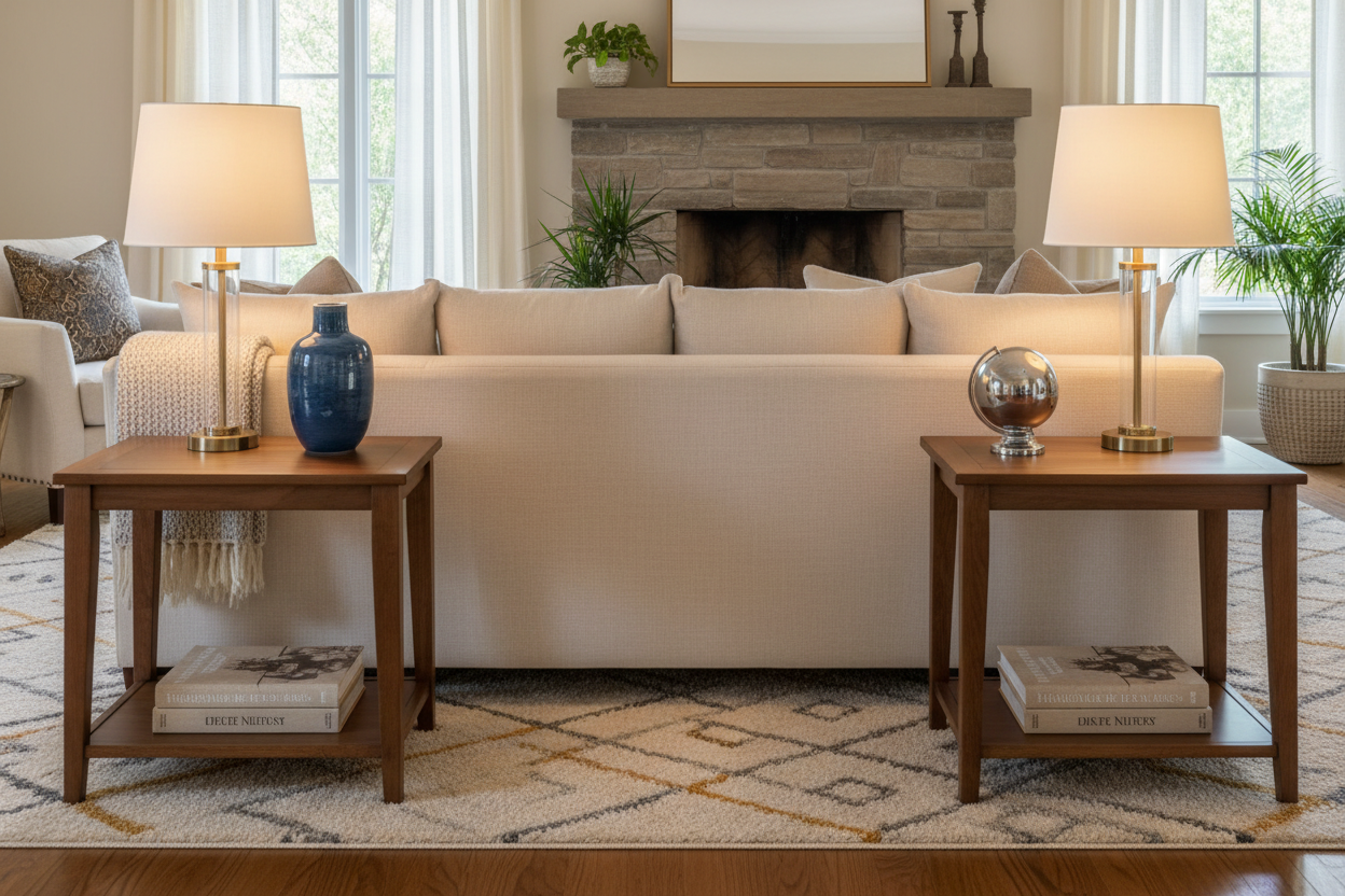 How to Choose the Perfect Pair of End Tables for Your Home