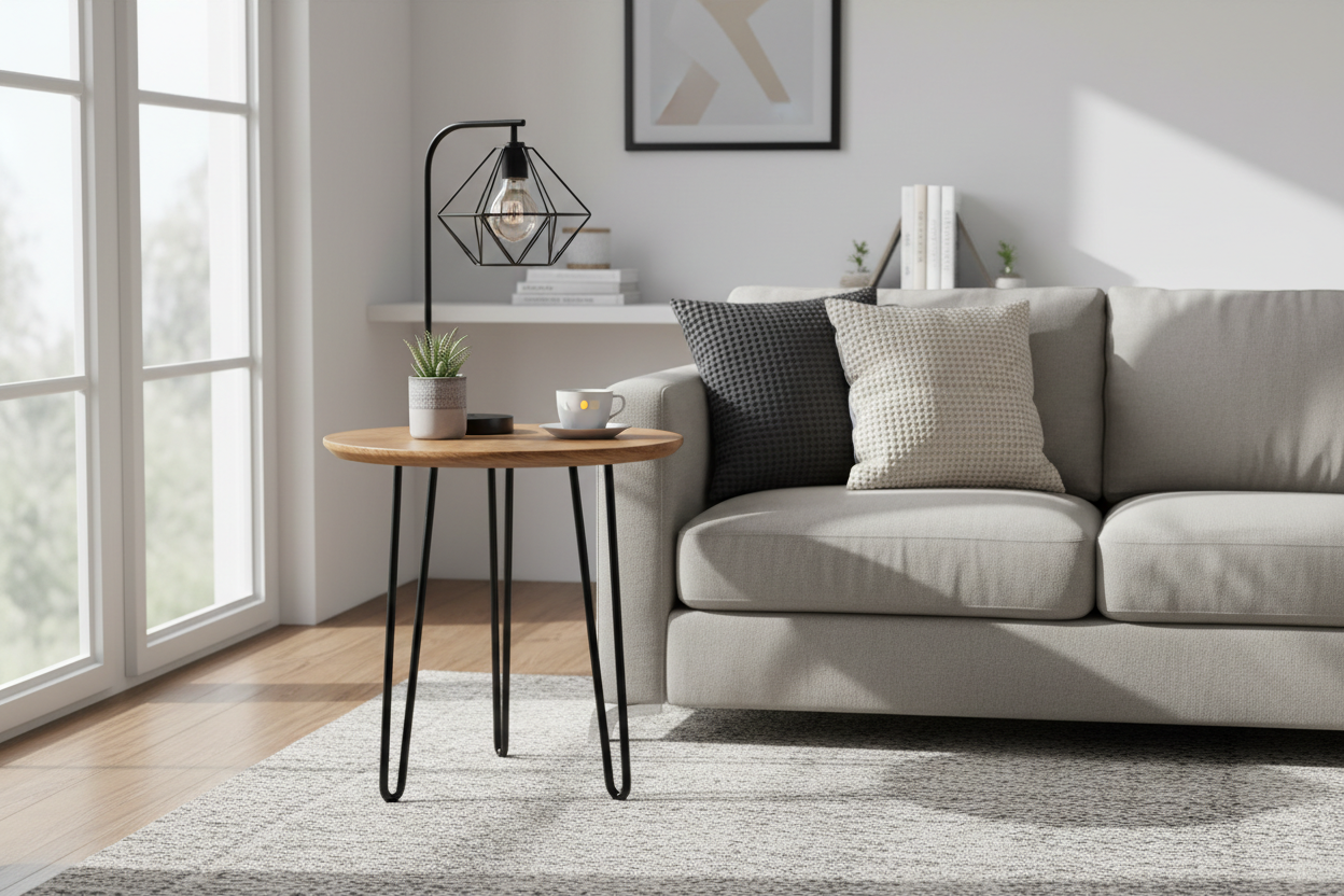 How to Choose the Perfect Round End Table with Metal Legs for Your Home