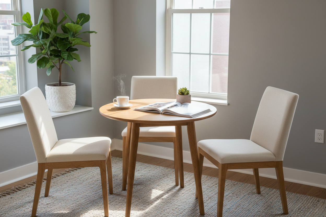 How to Choose the Perfect Small Table with Chair for Your Space