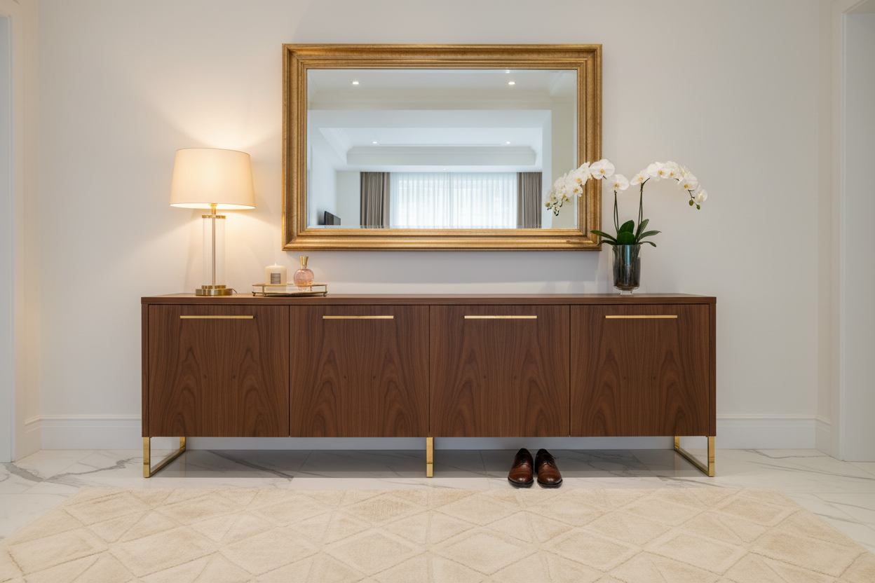 How to Style an Entryway Shoe Cabinet for a Luxury Look