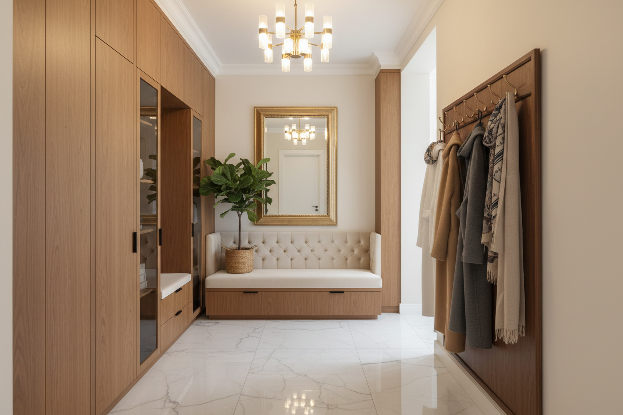 How to Style Hallway Coat Storage for a Luxury Look