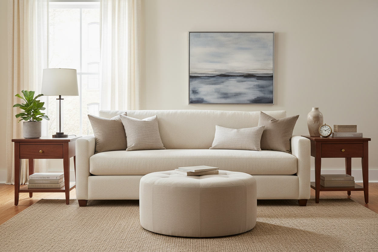 How Transitional End Tables Elevate Your Living Room Design
