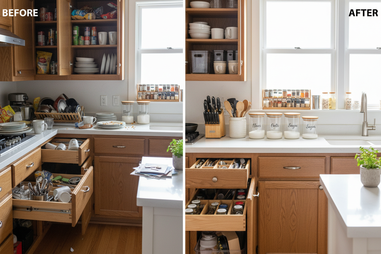 I Turned My Chaotic Kitchen Into an Organized Dream (Here's What Actually Worked)