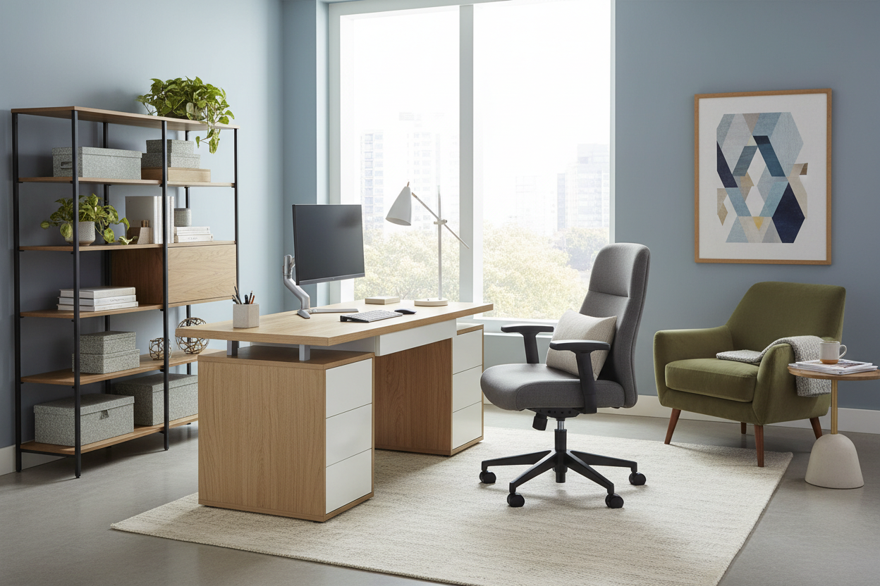 The Designer’s Guide to Styling Rooms To Go Office Furniture