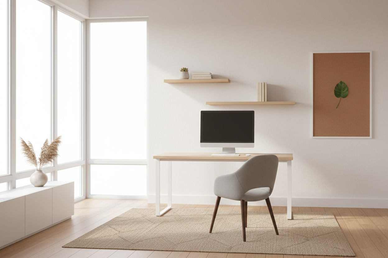 Achieve Zen Focus With These Office Furniture Simple Layouts