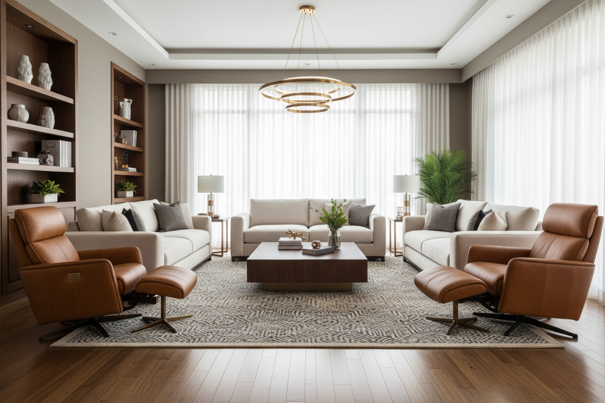 Styling Grand Furniture Living Room Sets for a Luxury Aesthetic