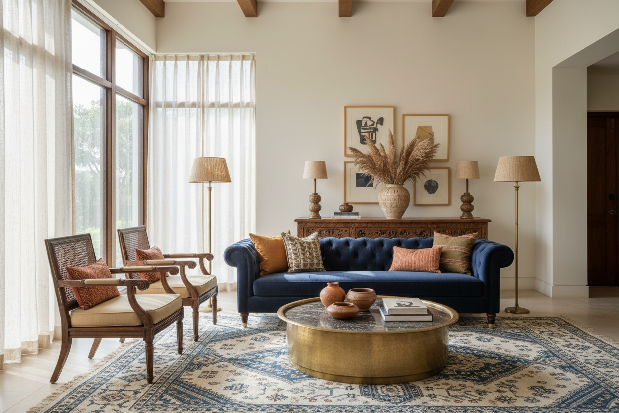 How to Curate Timeless Furniture for Living Room India