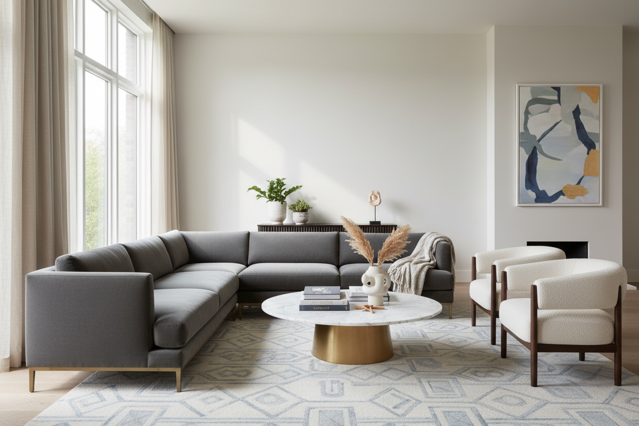 Sofas Sets: How to Curate a High-End Living Room Look