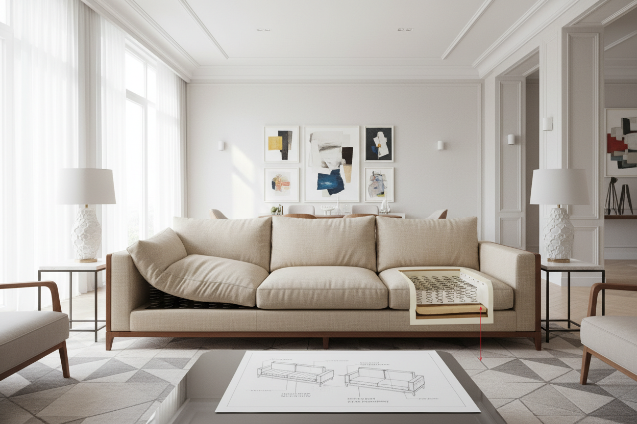 Why Most Sofa Seats Fail: A Designer’s Guide to Quality
