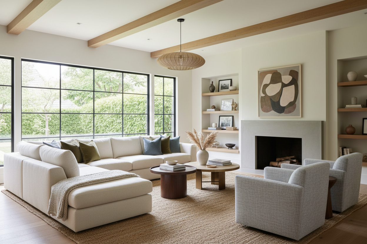 How to Style a Living Room Sectional for a Timeless Look