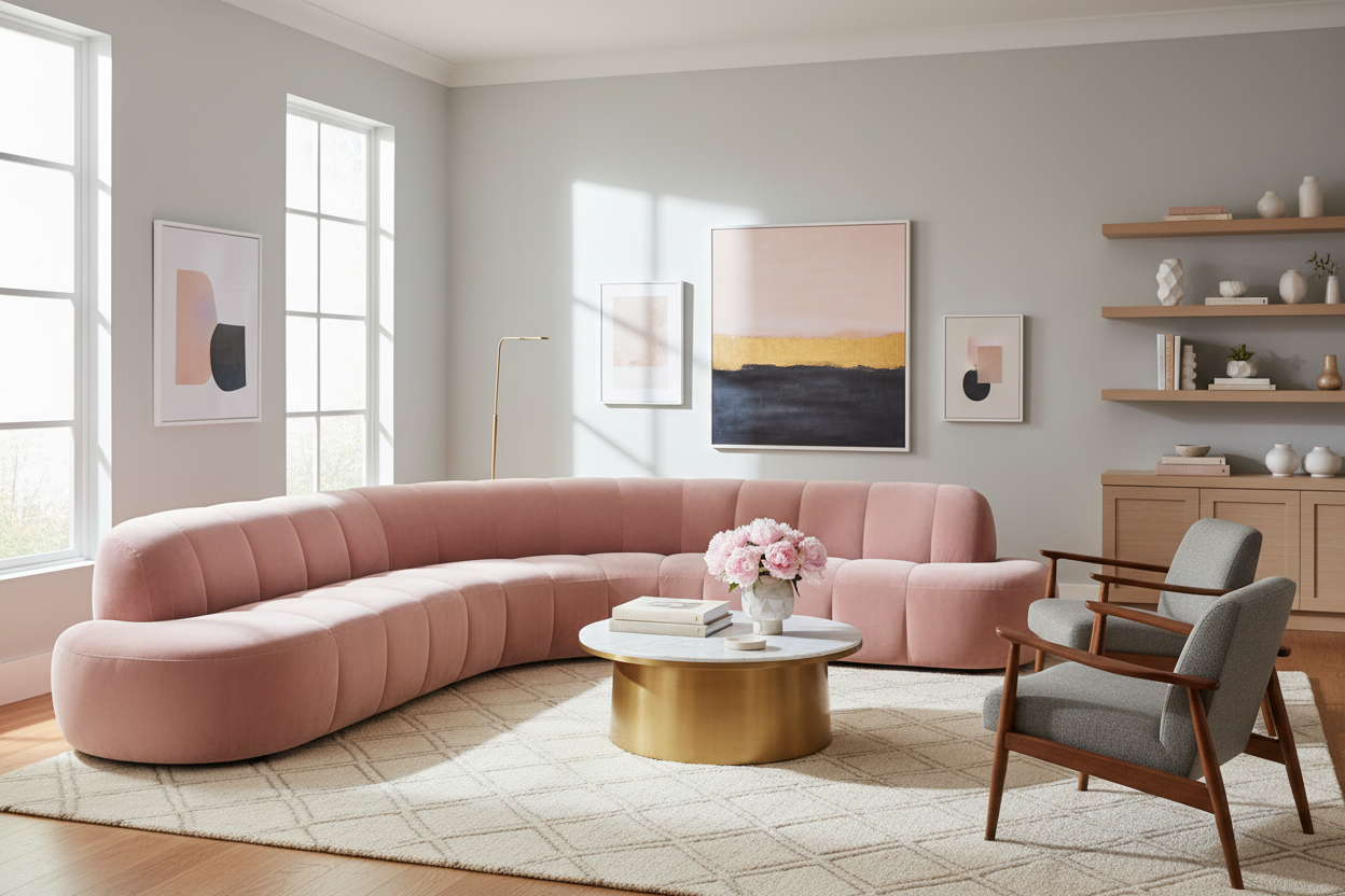 Is a Joybird Pink Velvet Sectional Worth the Investment?