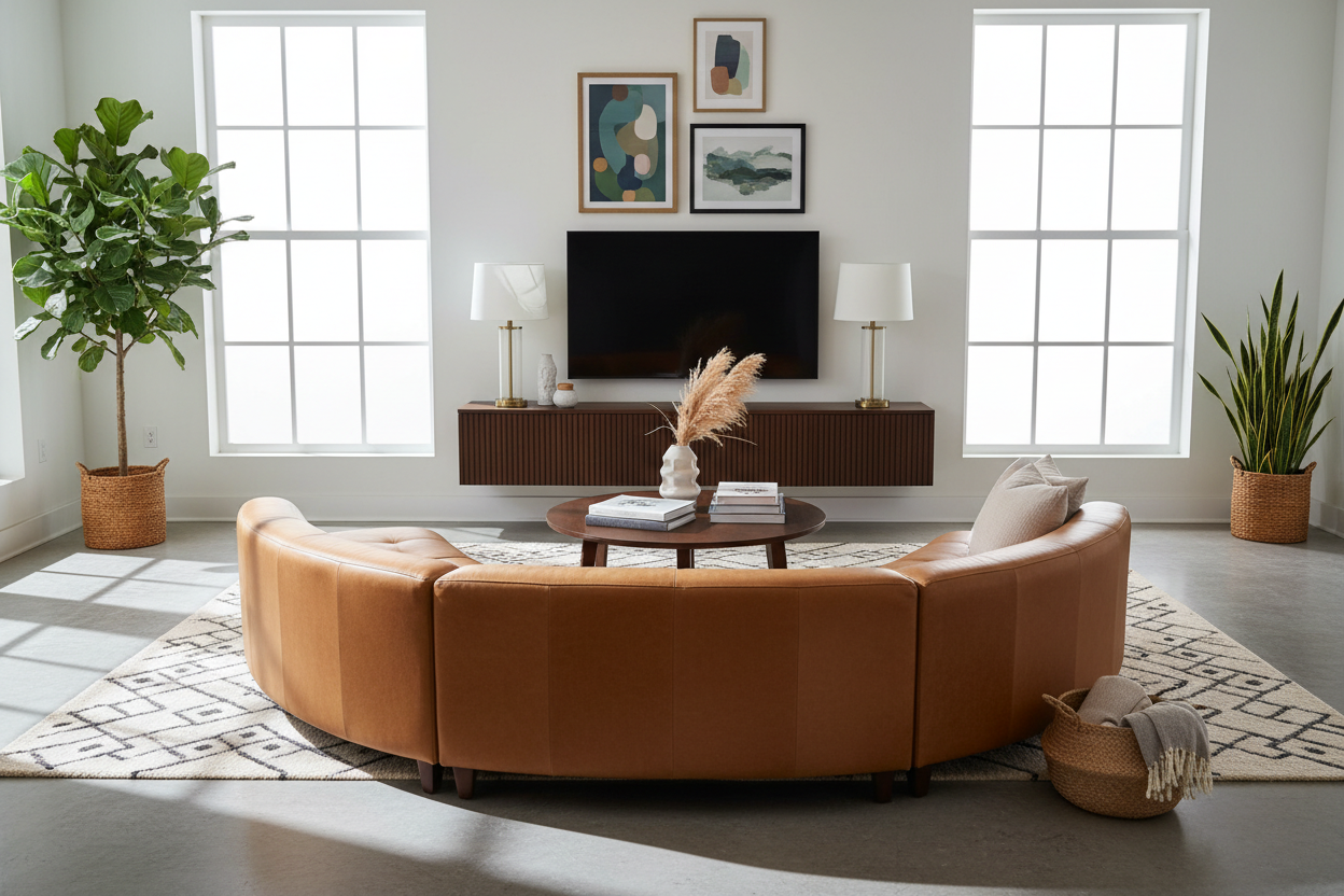 Is a C Shaped Leather Sectional Right for Your Layout?