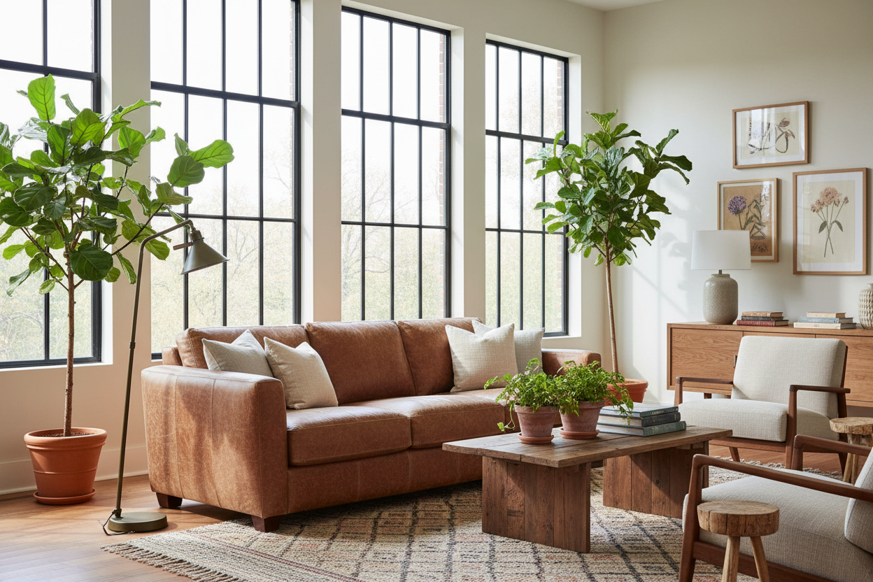 Buying a Brown Leather Couch Used: The Designer’s Playbook