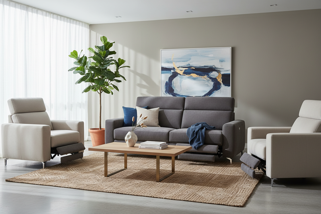 The Dual Reclining Sofa: How to Balance Comfort with High Design