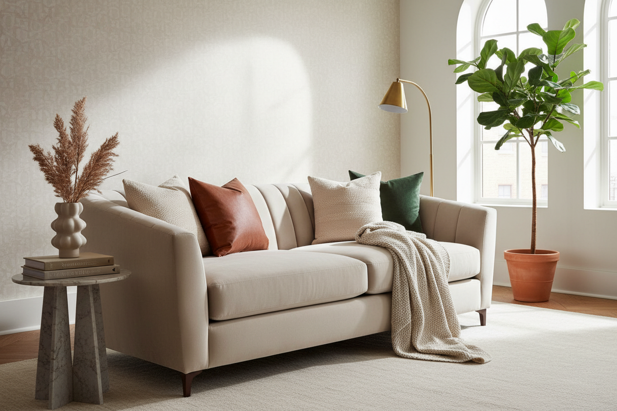 How to Style a Plush Loveseat for High-End Comfort