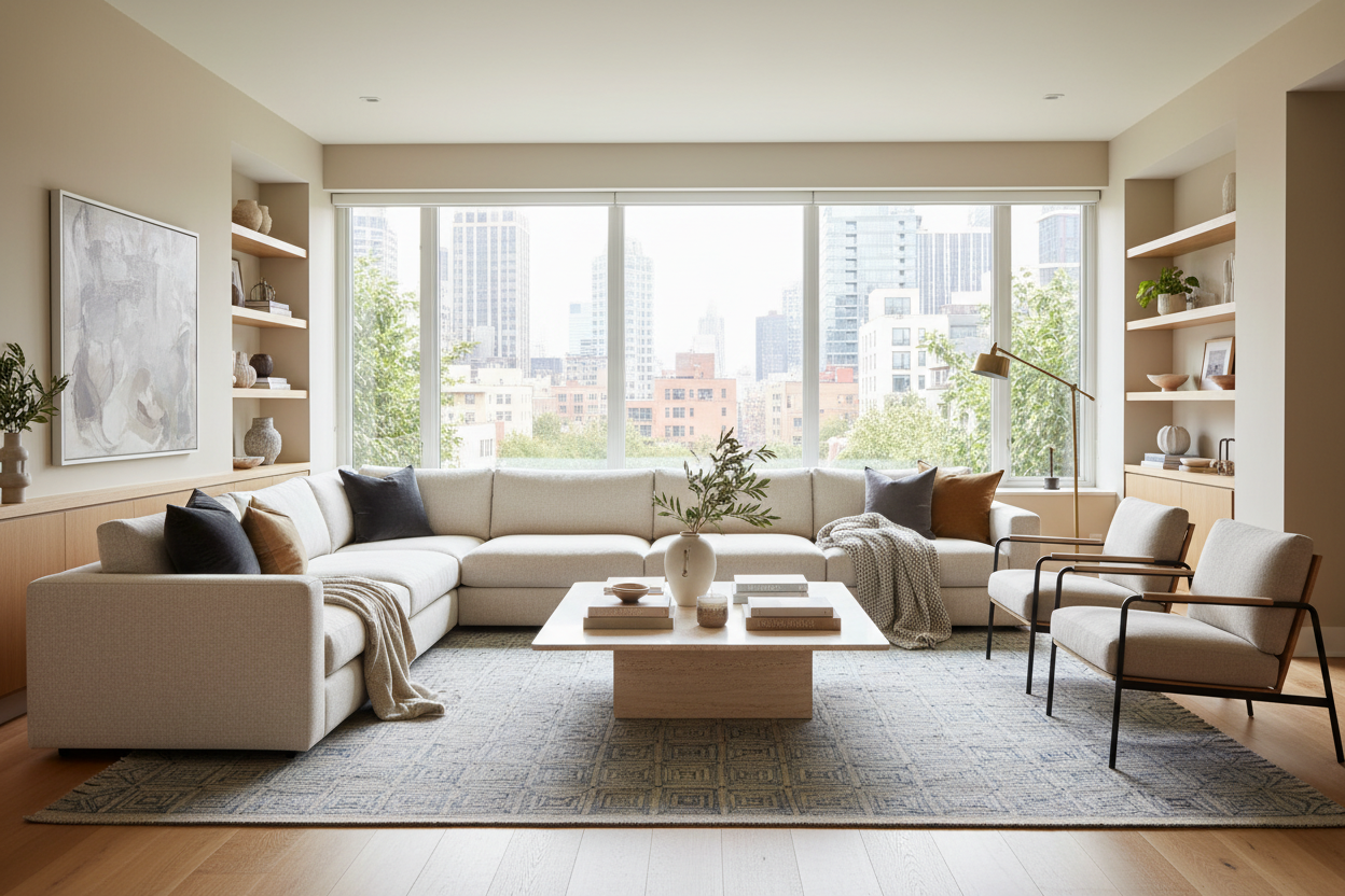 How to Style Cheap Big Sectional Couches for a Luxury Look