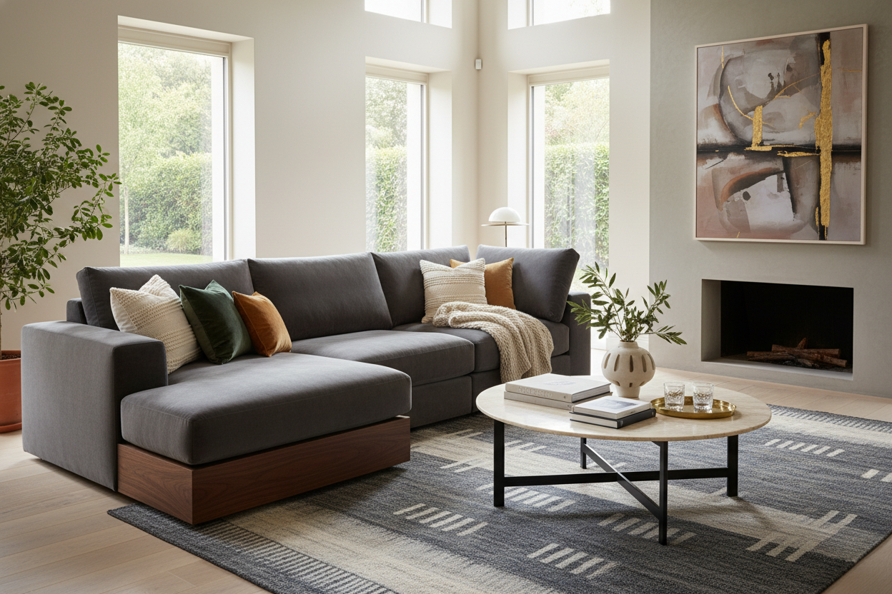 How to Style IKEA Sectional Furniture for a Luxury Look