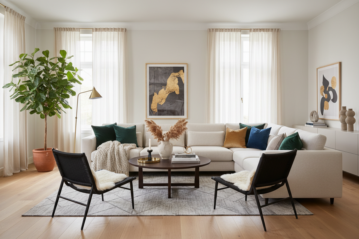 How to Style IKEA Living Furniture for a High-End Look
