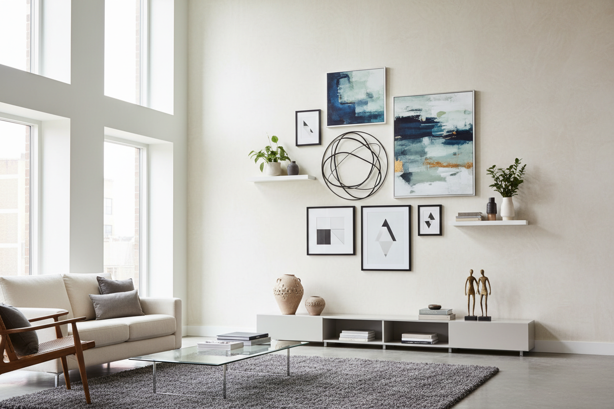 How to Style IKEA Wall Art for a High-End Living Room