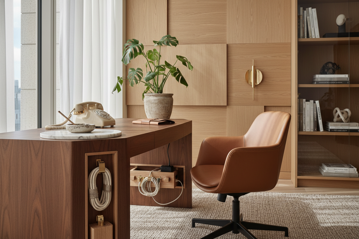 How to Style Your Home Office Phone Station for a Luxury Look