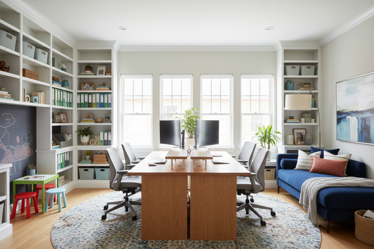 Family Home Office Design: The Ultimate Shared Space Guide