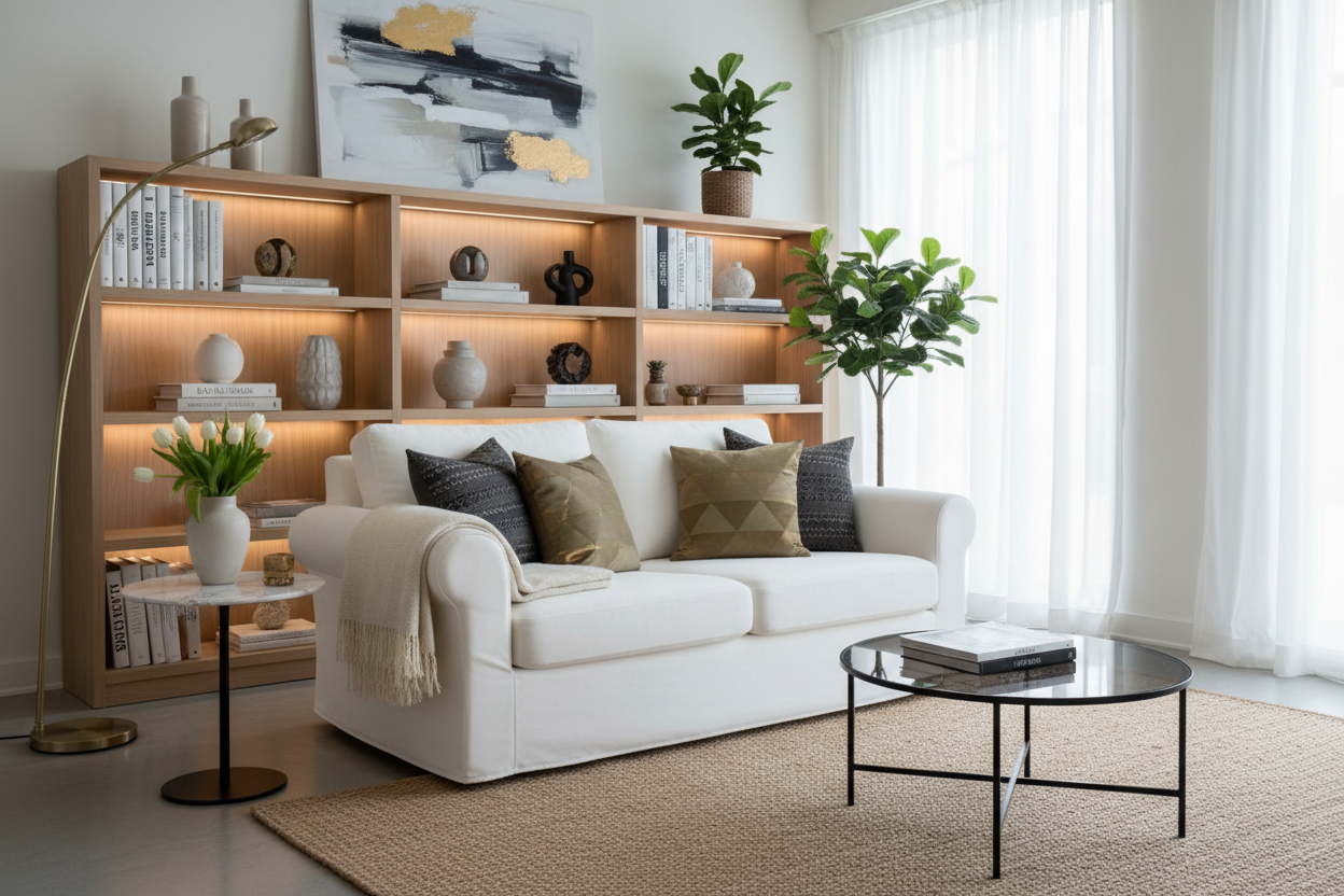 Styling a Small White Couch Ikea for High-End Impact