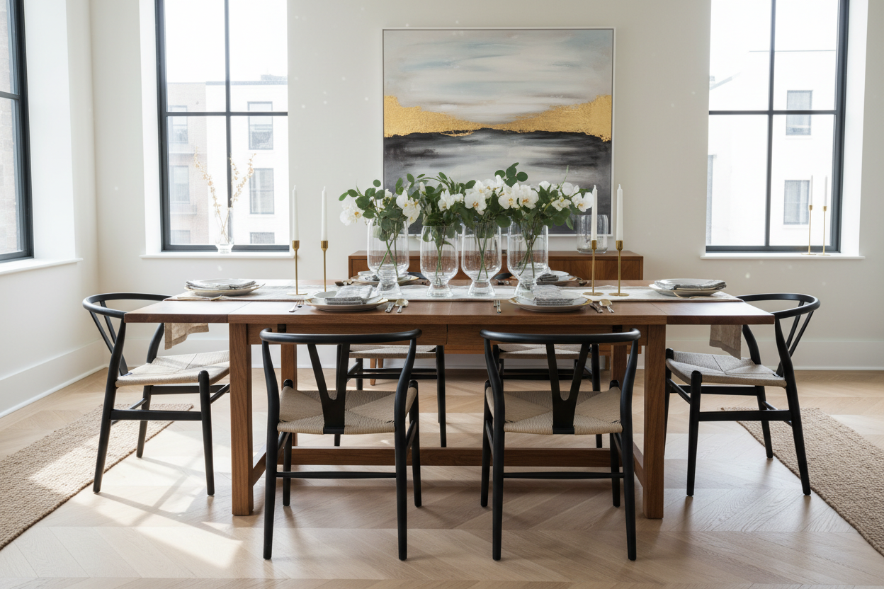 Elevate Your Home: Styling a Dining IKEA Table for a Luxury Look