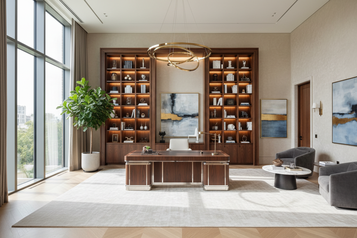 Large Home Office Design: How to Master Scale and Luxury