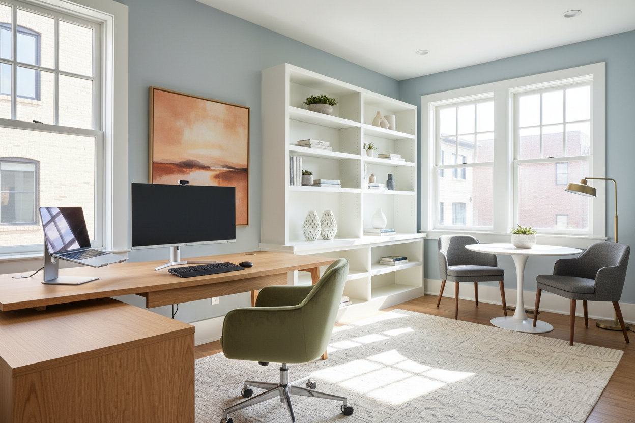 Designing a Home Office Layout Plan That Actually Works