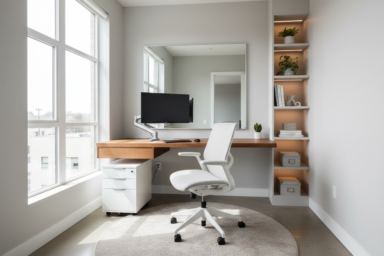Mastering the Dimensions of a Small Home Office Layout