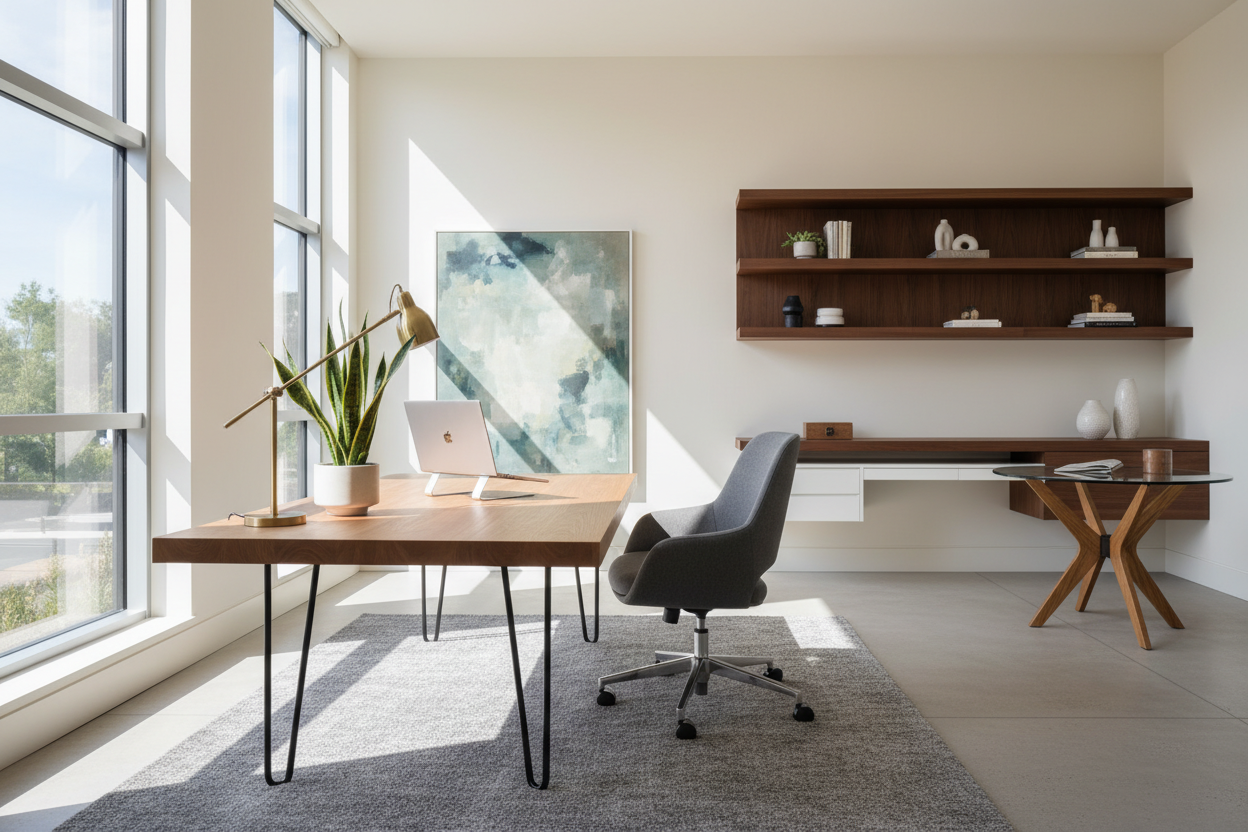How to Select a Home Office Furniture Desk That Elevates Your Work