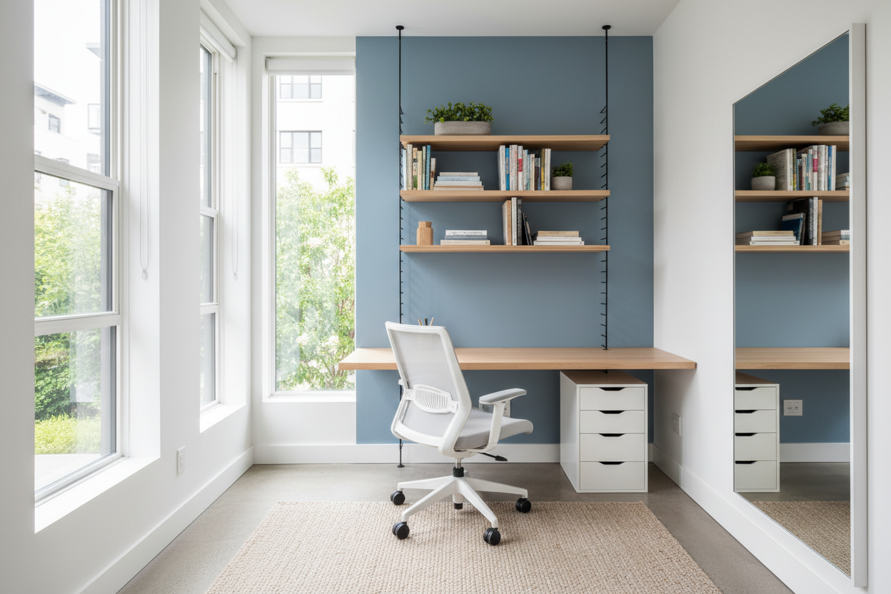Why Your Small Home Office Layout Feels Cramped (And How to Fix It)