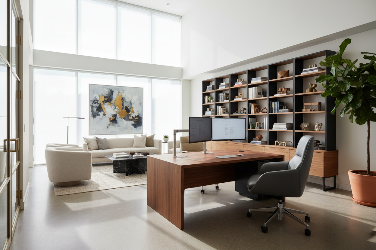 How to Style a Designer Office for a Luxury Look