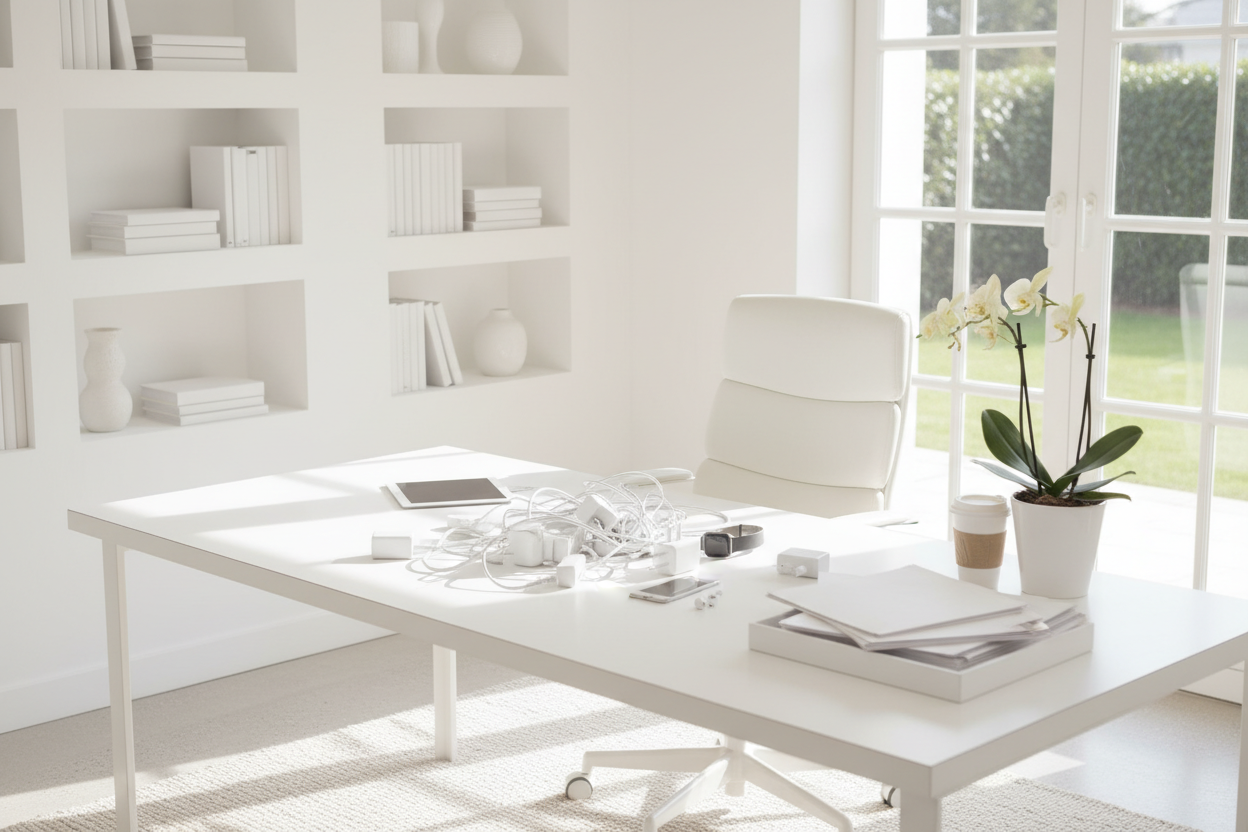 The Common All White Office Ideas Mistake You Must Avoid