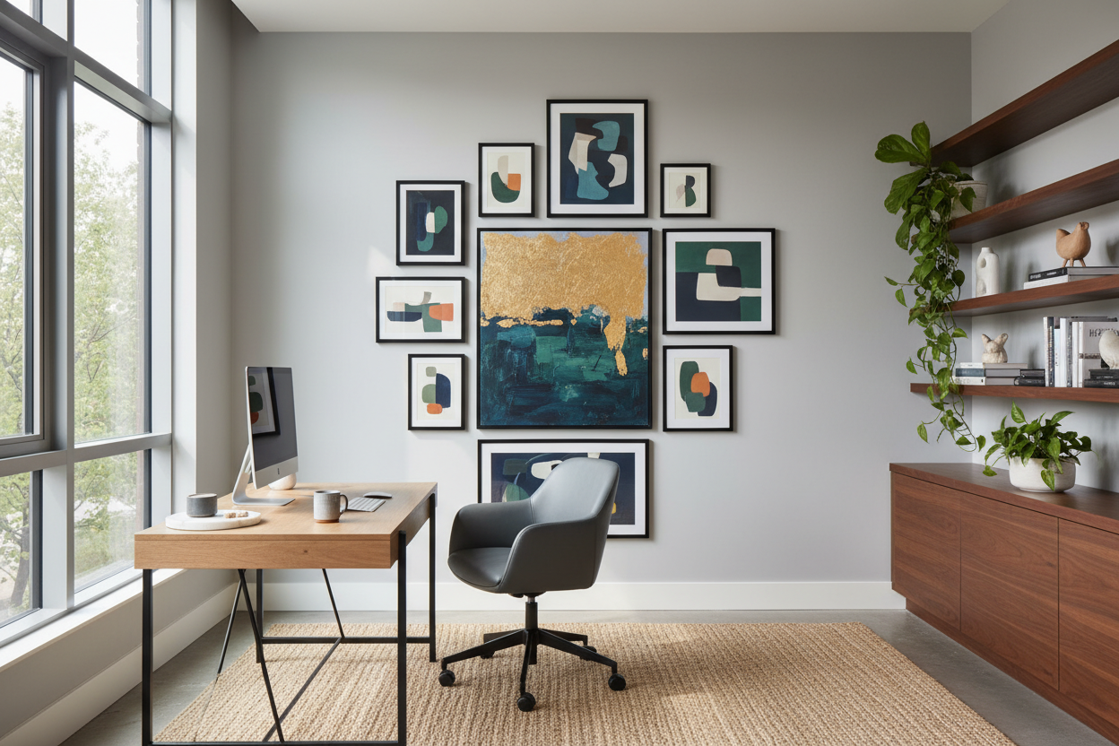 Elevate Your Workspace With These Curated Art Office Ideas