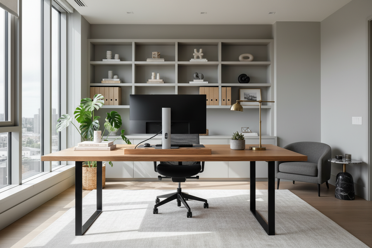 How to Style Your Office Set Up for a High-End Look