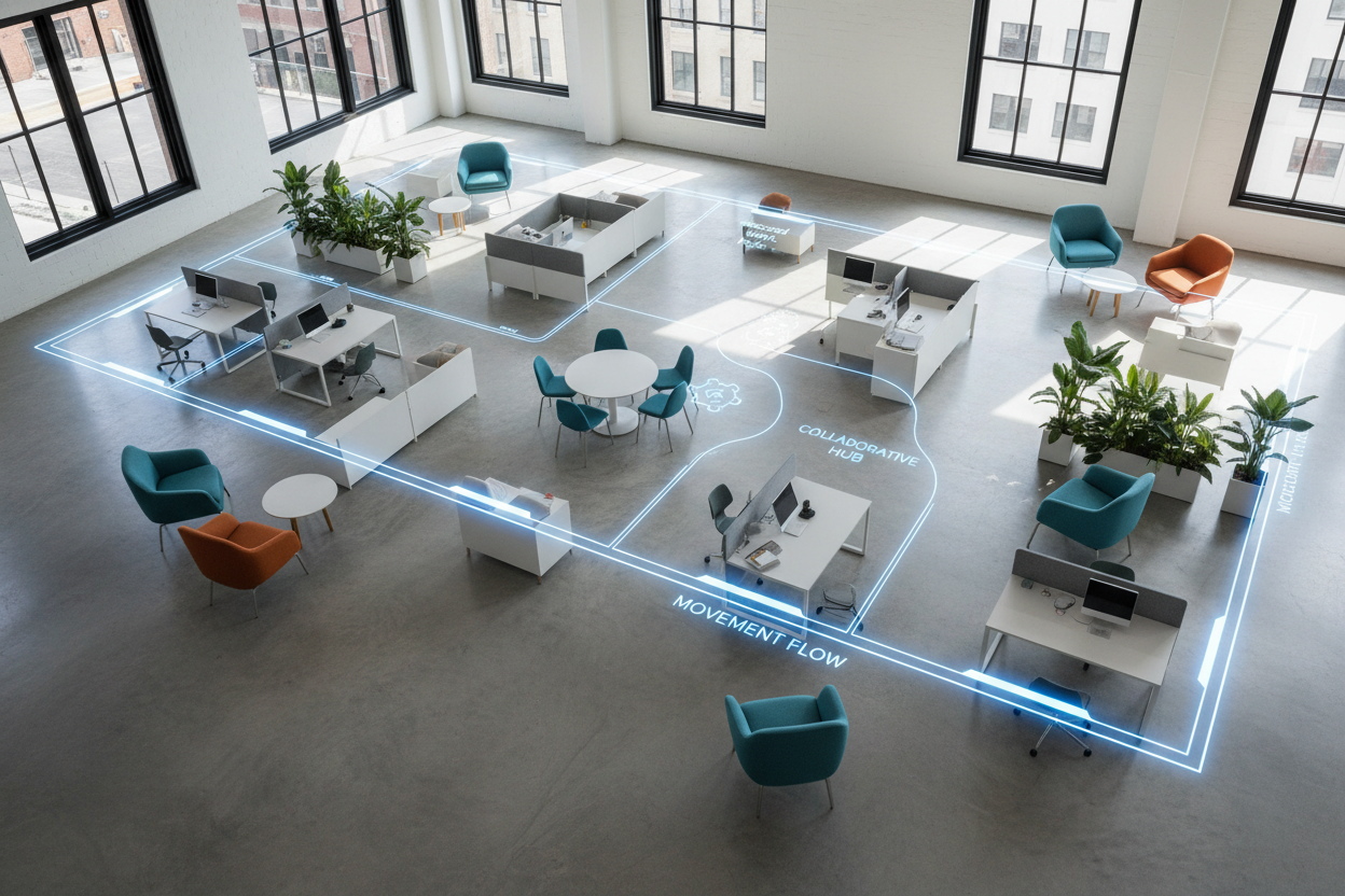 Designing an Office Floor Plan for Peak Productivity