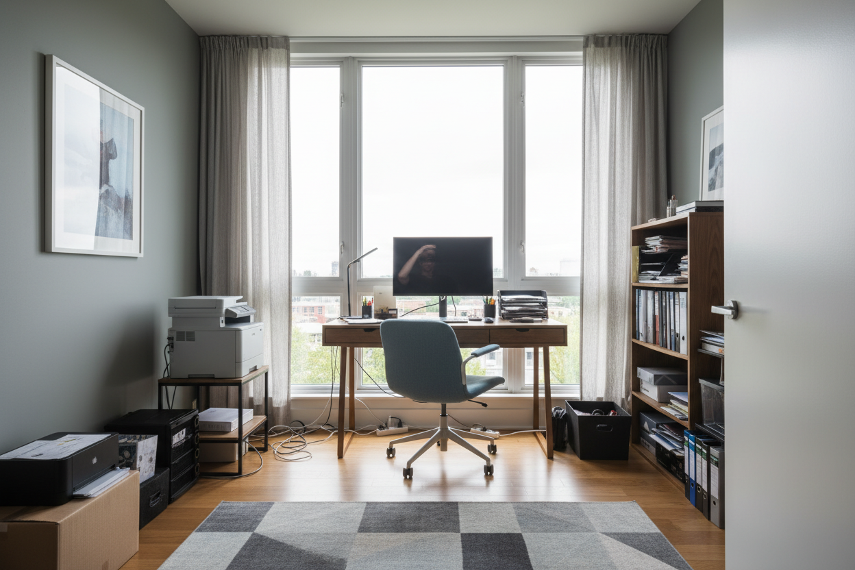 The Common 9 x 12 Office Layout Mistake Ruining Workflow