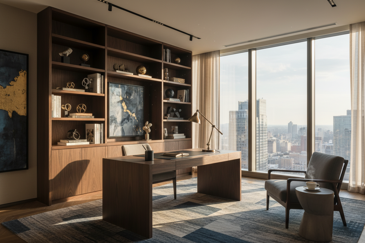 Designing a Gentleman’s Office That Commands Respect