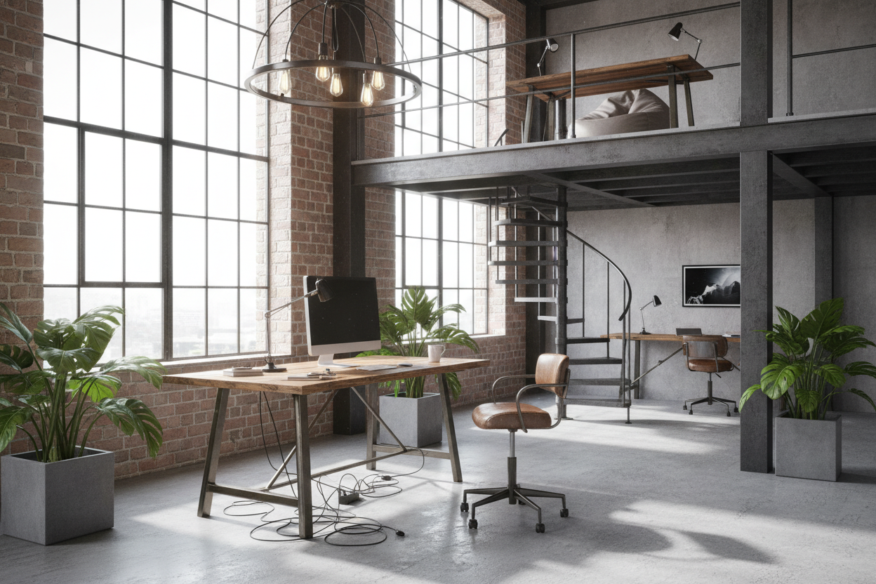 The Common Office with Loft Layout Mistake to Avoid